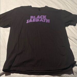 Black Sabbath T-Shirt with Purple Logo
